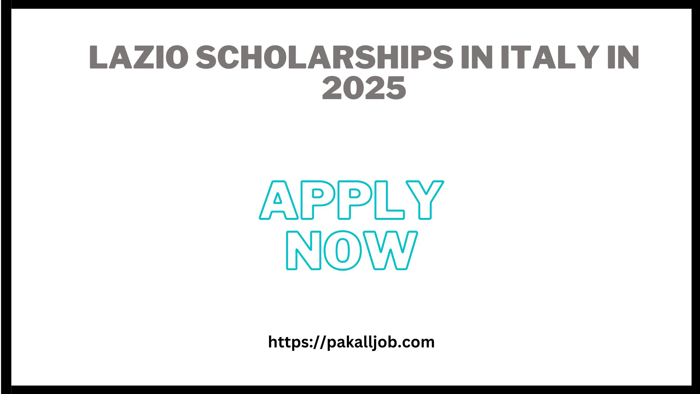 Lazio Scholarships In Italy In 2025