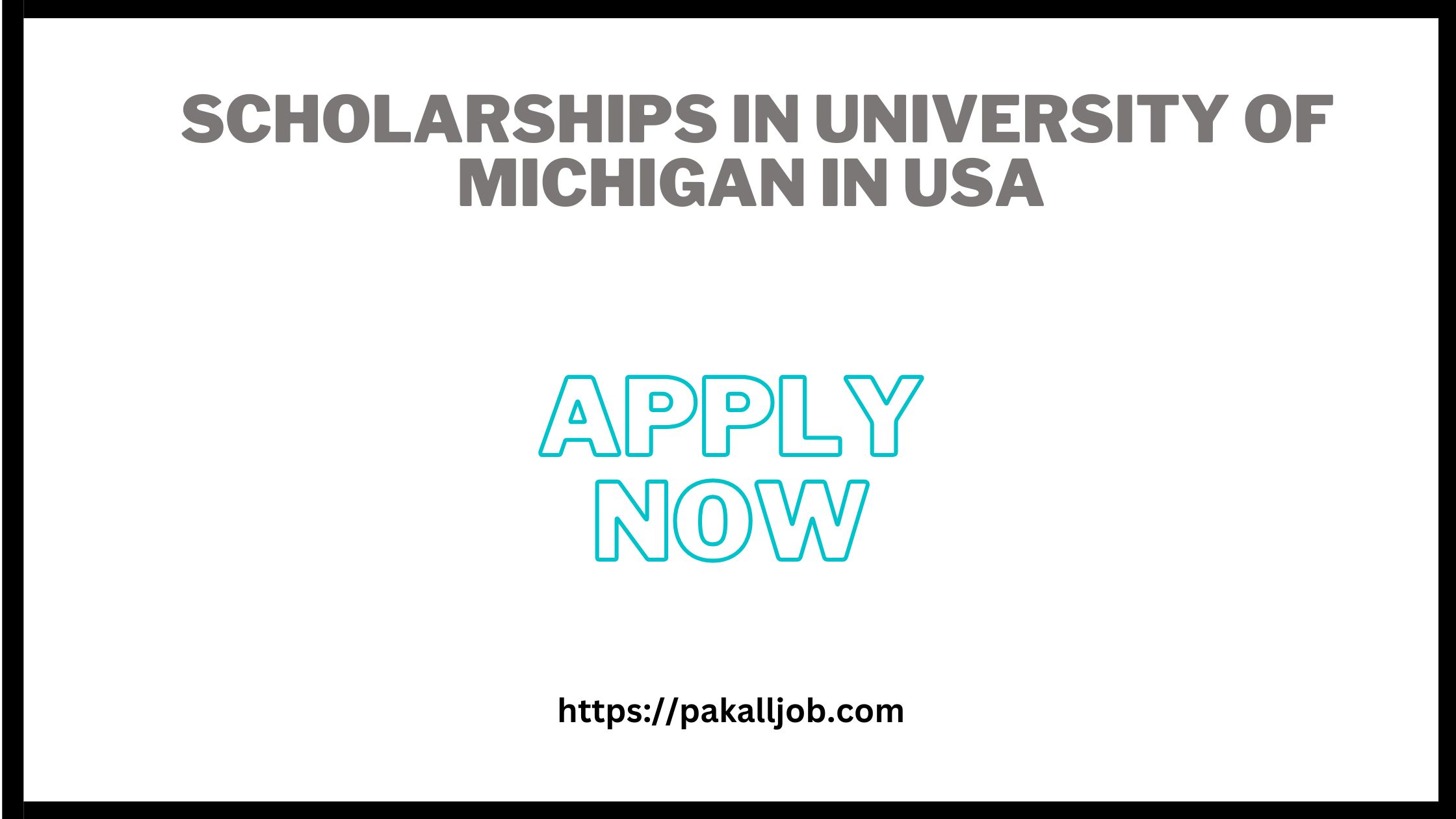 Scholarships In University Of Michigan In USA
