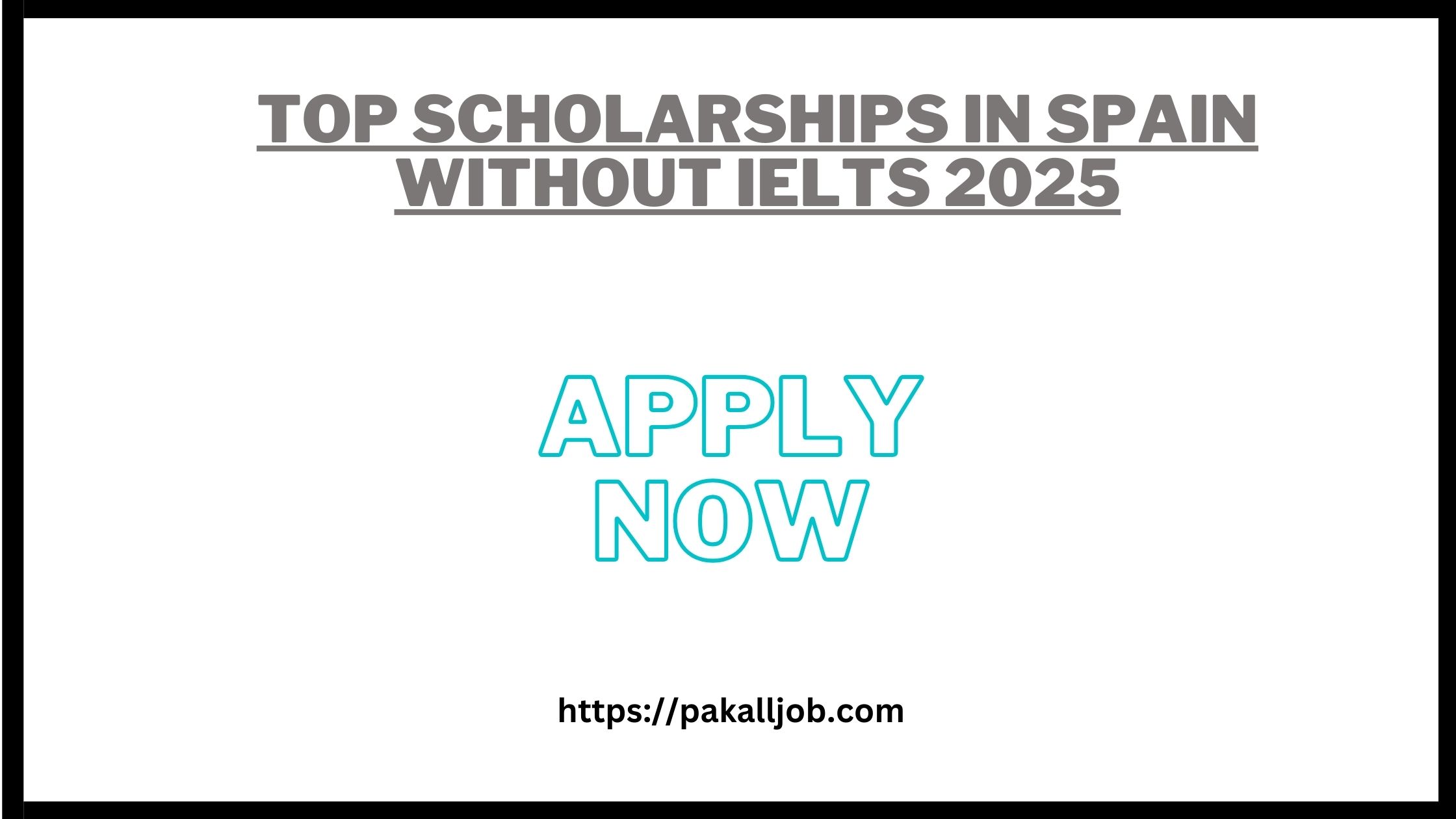 Top Scholarships In Spain Without IELTS 2025