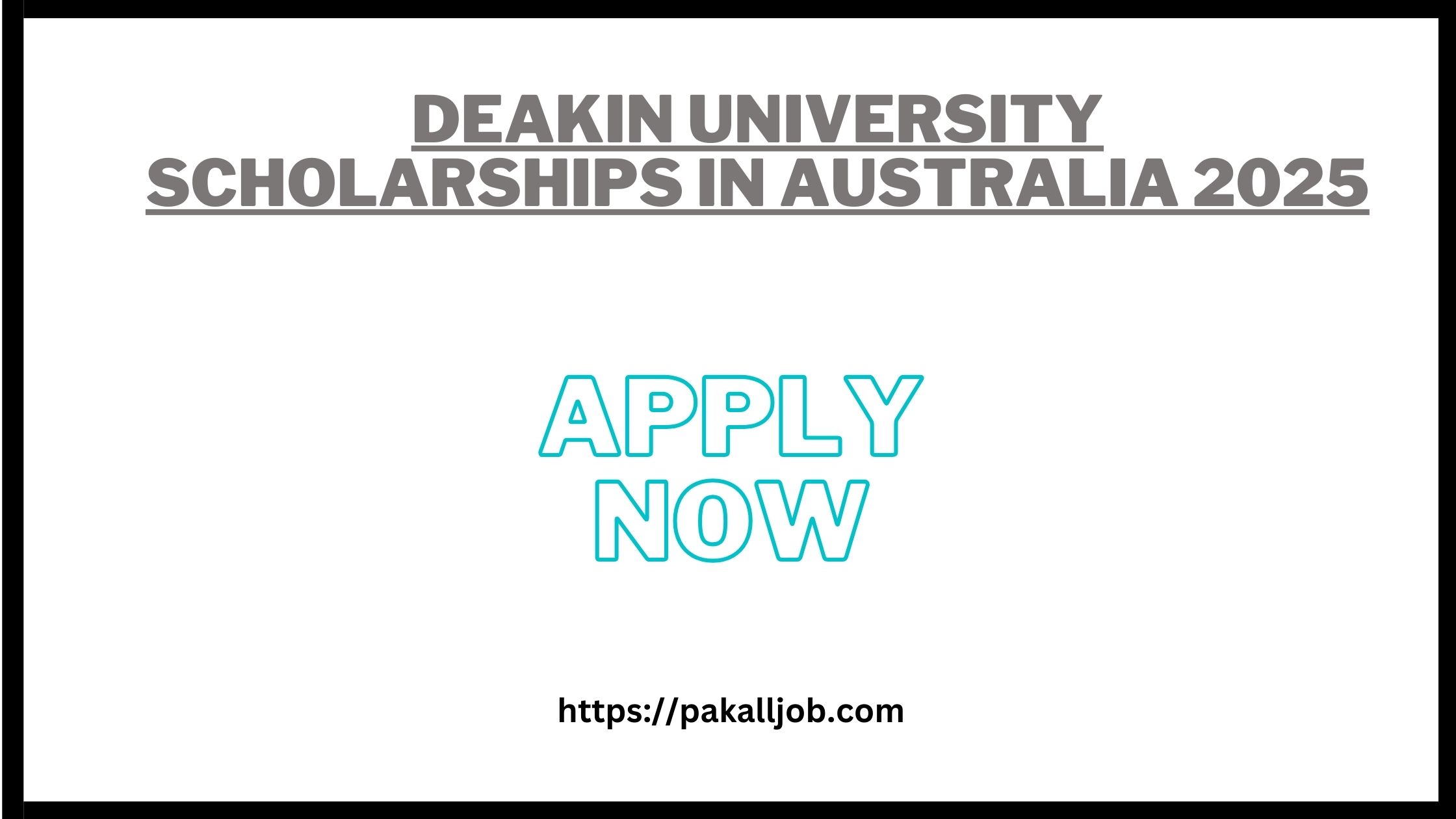 Deakin University Scholarships in Australia 2025
