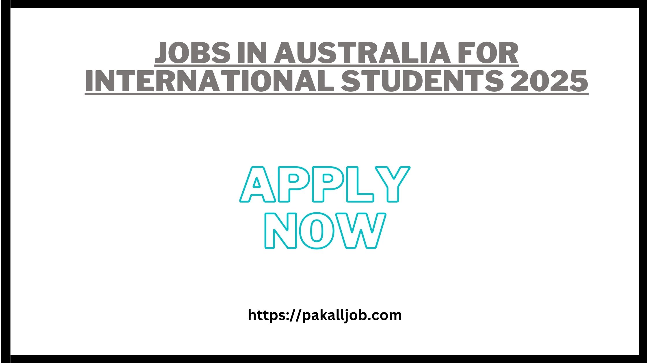 Jobs In Australia For International Students 2025