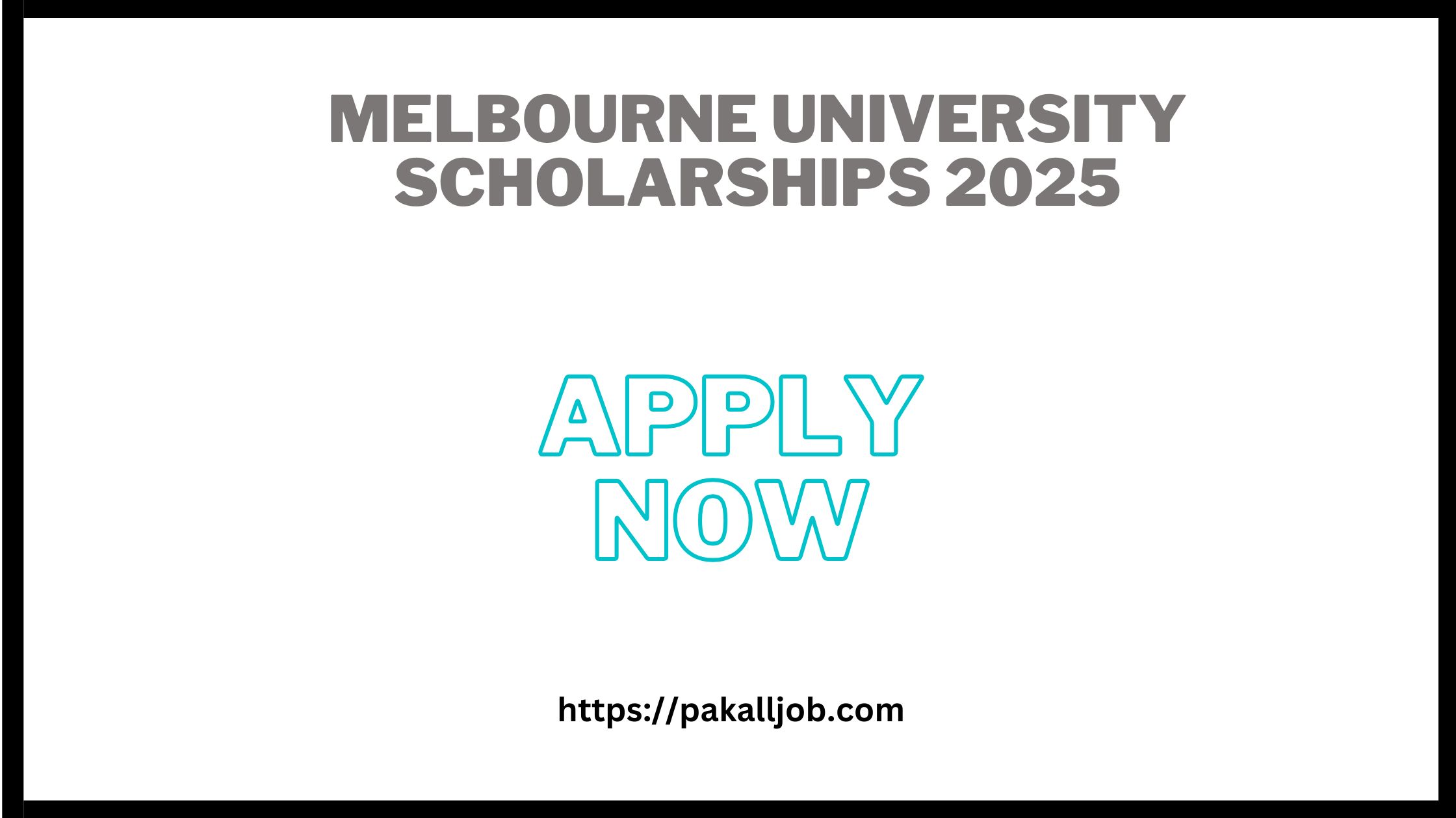 Melbourne Scholarship 2025