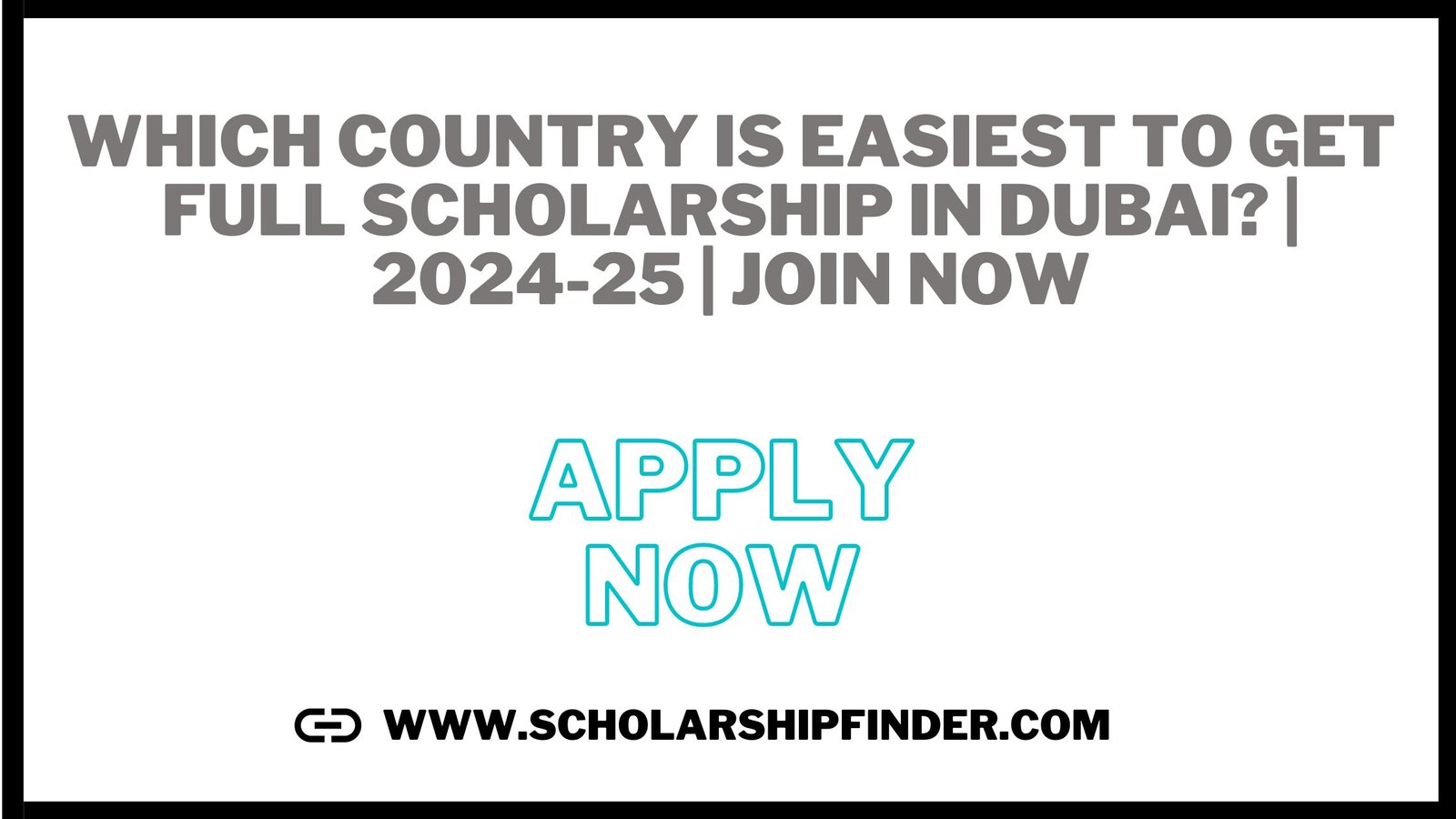 Which country is easiest to get full scholarship IN DUBAI? | 2024-25 | JOIN NOW