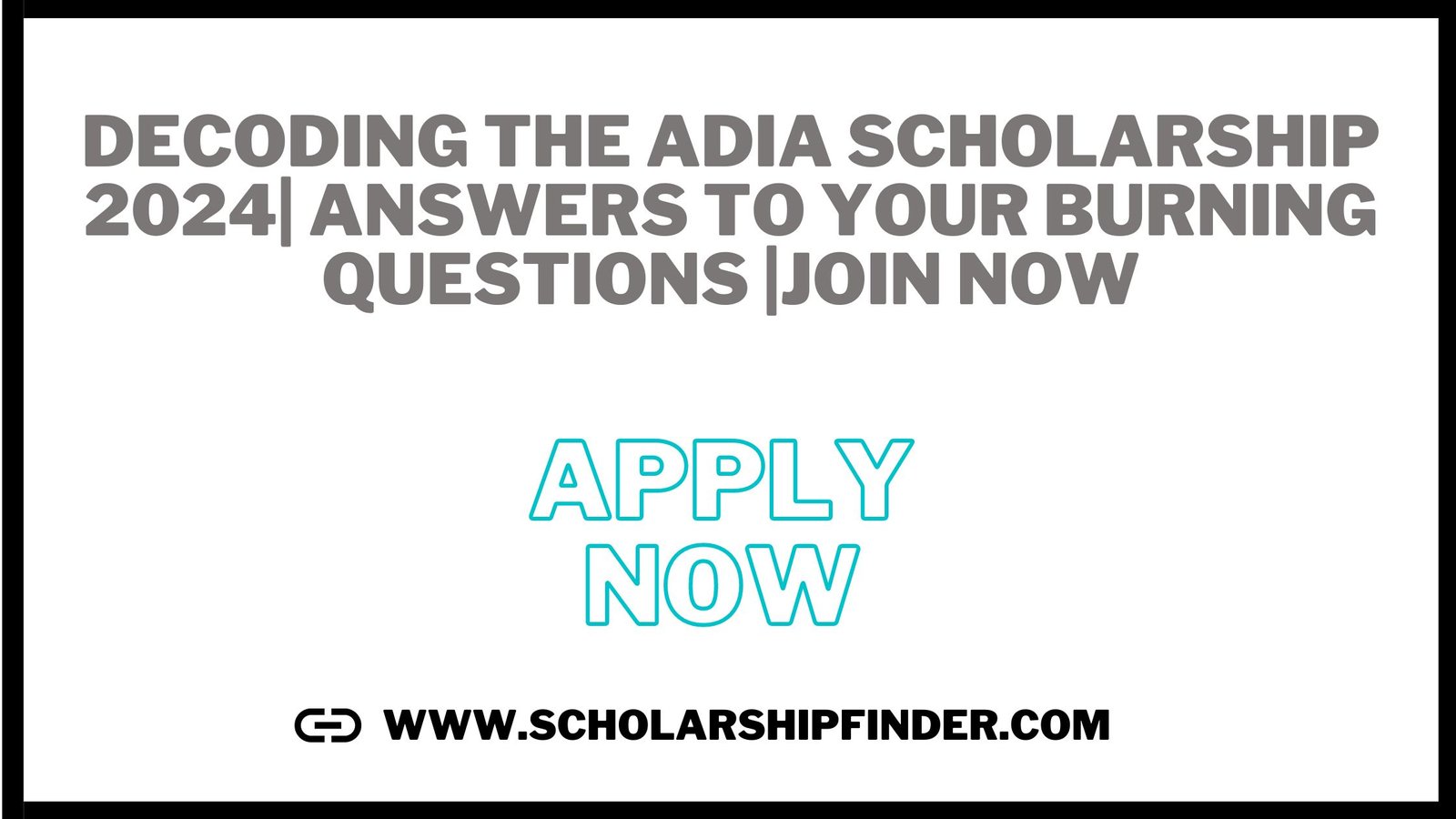 Decoding the ADIA Scholarship 2024| Answers to Your Burning Questions |JOIN NOW