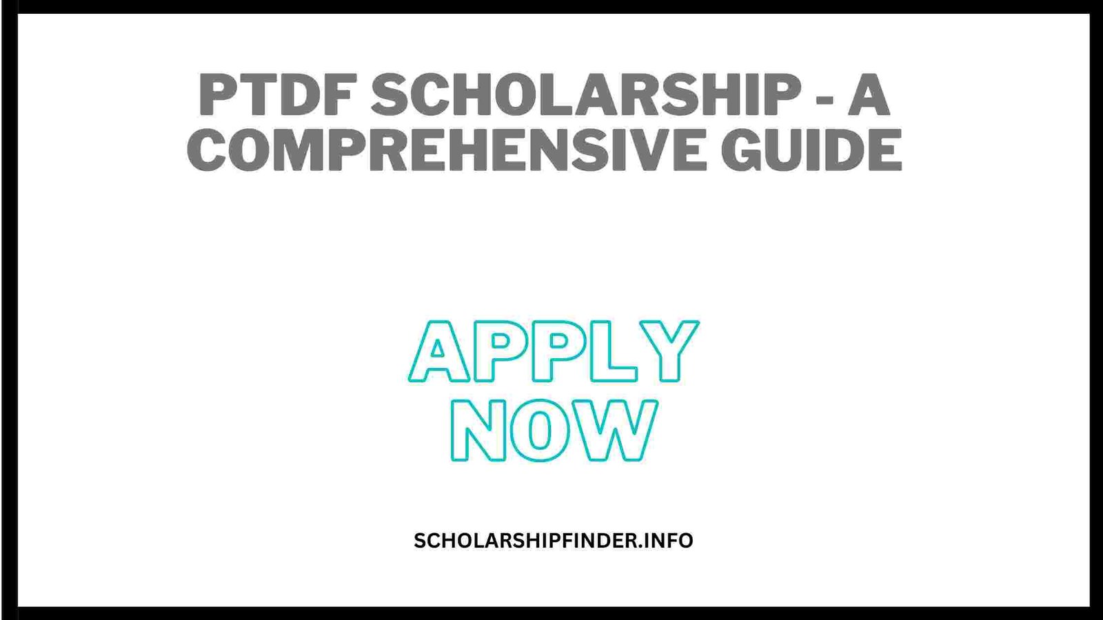 PTDF Scholarship - A Comprehensive Guide
