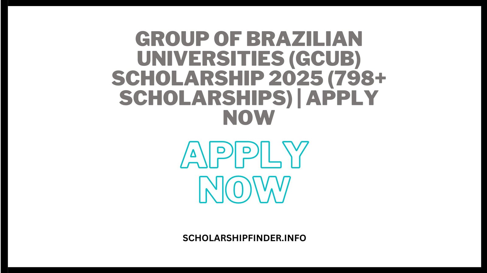 Group of Brazilian Universities (GCUB) Scholarship 2025 (79+ Scholarships) | Apply NOW
