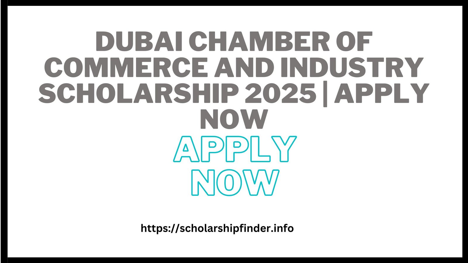 Dubai Chamber of Commerce and Industry Scholarship 2025 | Apply NOW