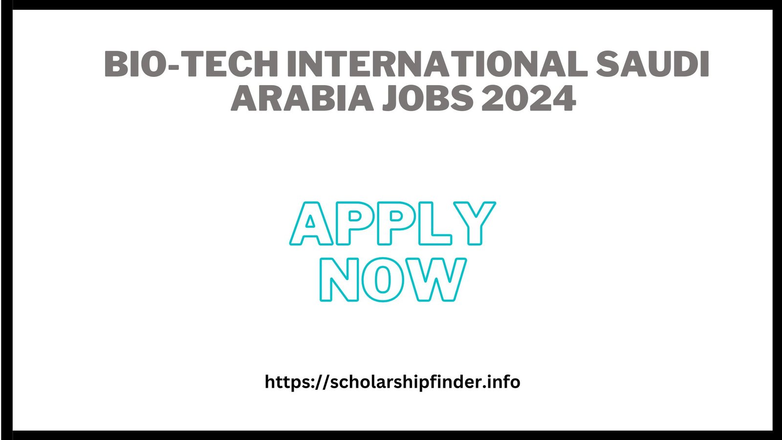 Bio-Tech International Saudi Arabia Jobs 2024