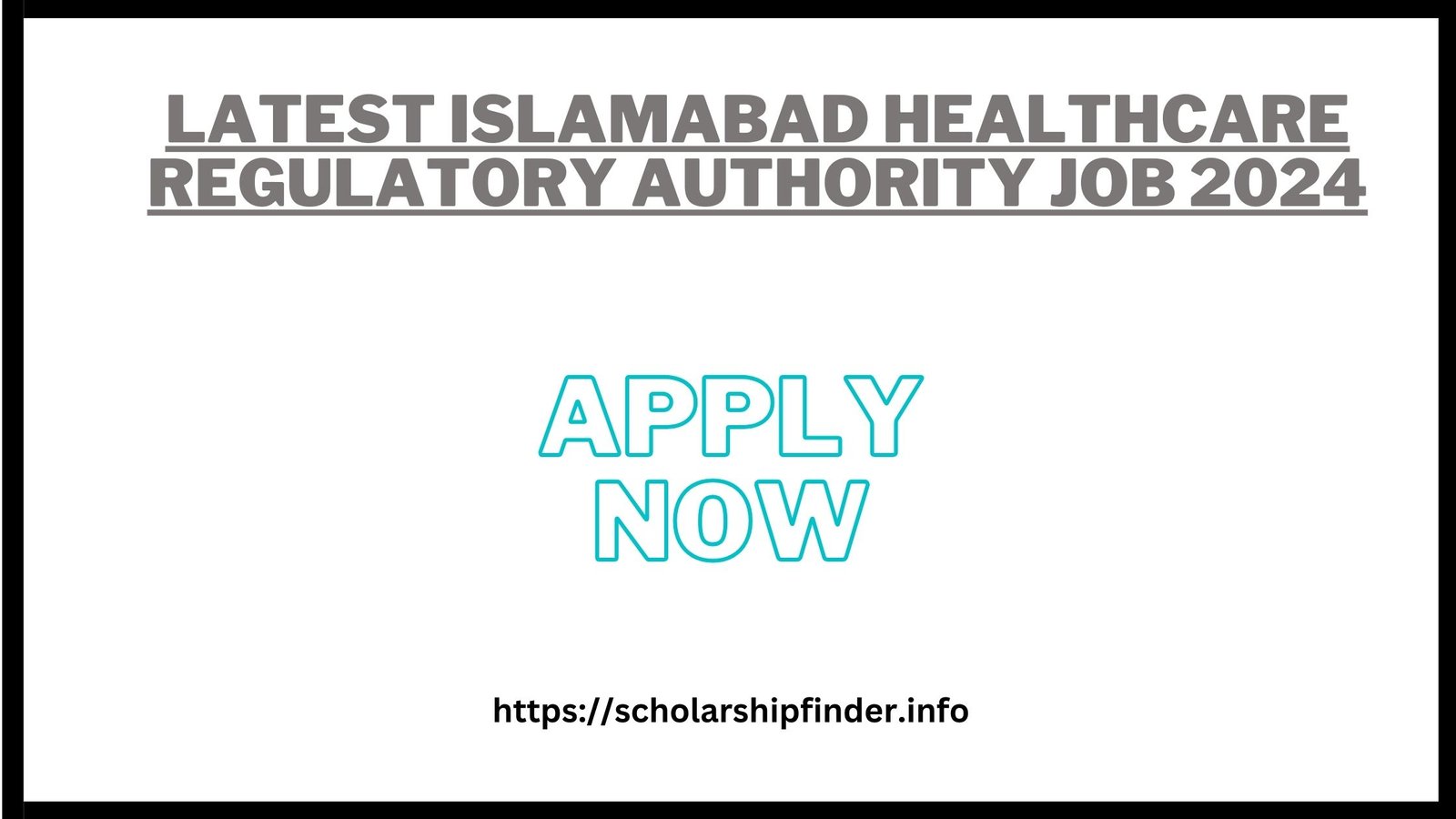 Latest Islamabad Healthcare Regulatory Authority Job 2024