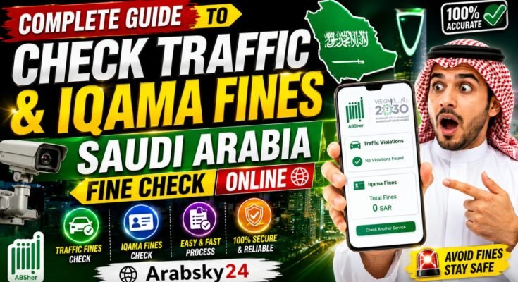 Complete Guide to Check Traffic & Iqama Fines in Saudi Arabia (Online) — Arabsky24