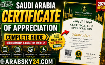 Saudi Arabia Certificate of Appreciation: A Complete Guide, Requirements, and How to Create One - Arabsky24