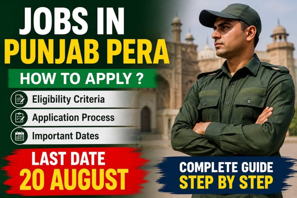 Jobs in Punjab PERA
