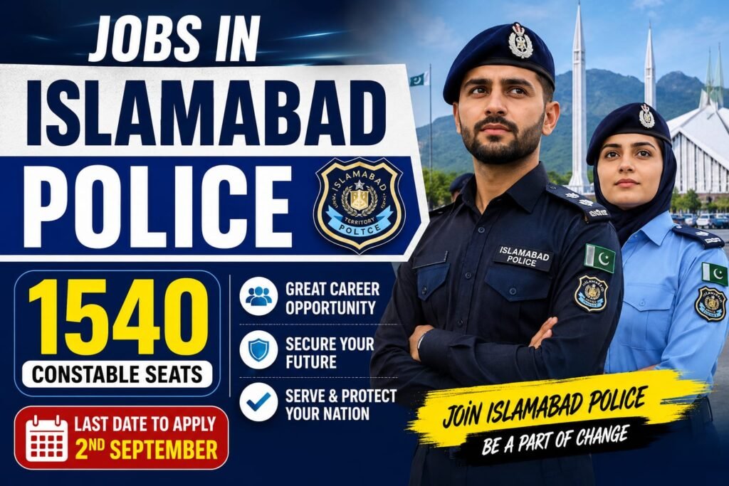 Jobs in Islamabad Police